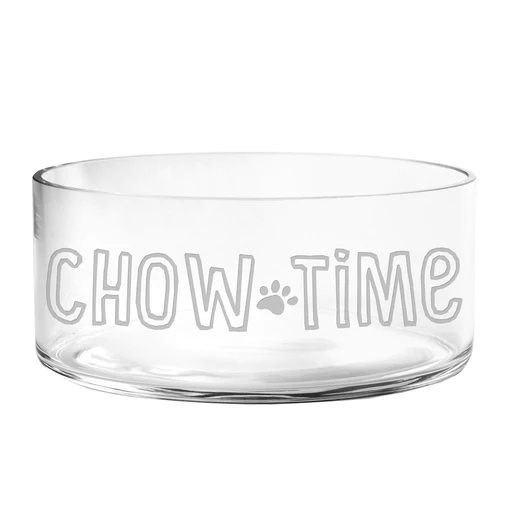 Glass Dog Bowls For Food & Water Bitch New York