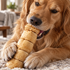 10-12" Peanut Butter Cheek Roll Dog Chew