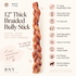 12" Thick Braided Bully Stick Dog Chew