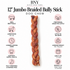 12" Jumbo Braided Bully Stick Dog Chew