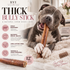 12" Thick Bully Stick Dog Chew