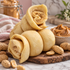 5-6" Peanut Butter Cheek Roll Dog Chew