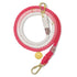 Adjustable Cotton Rope Dog Leash Coral Ombre