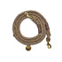 Adjustable Nylon Rope Dog Leash Dark Tan