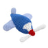 Airplane Crochet Dog Toy