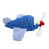 Airplane Crochet Dog Toy