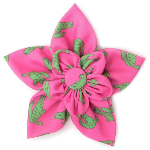 Al The Gator Dog Collar Flower