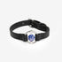 All Eyes On Me Dog Collar Black/Sodalite