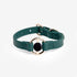 All Eyes On Me Dog Collar Jungle Green/Black Obsidian