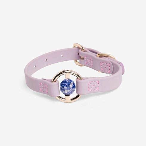 All Eyes On Me Dog Collar Lilac Haze/Sodalite