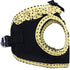American River Dog Harness Yellow And Black Polka Dot