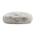 Arctic Shag Donut Dog Bed White