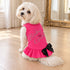 Baby Girl Dog Dress Fuchsia
