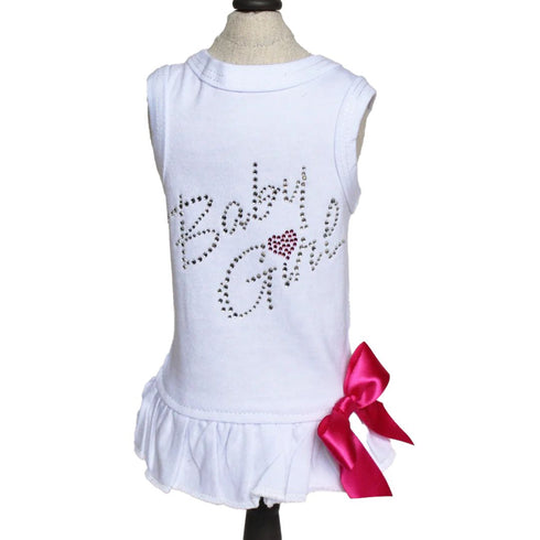 Baby Girl Dog Dress White