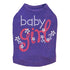 Baby Girl Flower Rhinestone Dog Tank