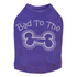 Bad To The Bone Rhinestone Dog Tank