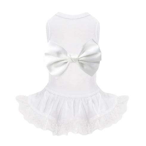 Ballerina Dog Dress White