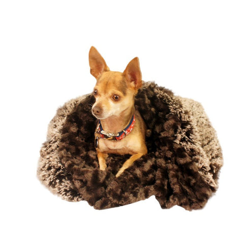 Baylee Chocolatey Cuddle Dog Bed