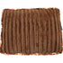 Baylee Mink Exotic Fur Rectangle Dog Bed Brown/Gold