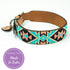 Beaded Limited Edition Dog Collar Santorini