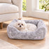 Bella Dog Bed Silver