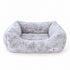 Bella Dog Bed Silver