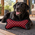 Bias Buffalo Plaid Red Bone Dog Toy