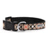 Bias Plaid Dog Collar Tan