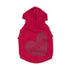 Big Full Heart Dog Hoodie Tomato/Burgundy