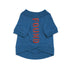 Big Full Heart Dog Tee Blue/Tomato