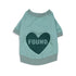 Big Full Heart Dog Tee Sage/Evergreen