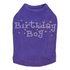 Birthday Boy With Stars Rhinestone Dog Tank