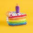 Birthday Cake Slice Dog Toy