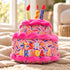 Birthday Cake Tough Dog Toy Pink