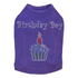 Blue Cupcake Rhinestone Dog Tank