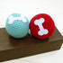Bone Ball Crochet Dog Toy
