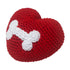 Bone Heart Crochet Dog Toy