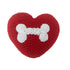 Bone Heart Crochet Dog Toy