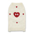 Bone Heart Dog Sweater
