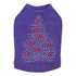 Bows Christmas Tree Rhinestone Dog Tank