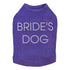 Brides Dog Rhinestone Dog Tank