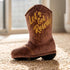 Brown Cowboy Boot Dog Toy