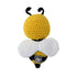 Bumble Bee Crochet Dog Toy