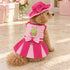 Butterfly Baby Dog Harness Dress Set