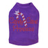 Candy Cane Princess Rhinestone Dog Tank