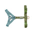 Canvas Dog Harness 'Blue/Green'