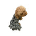 Chanel Dog Dress Black Plaid