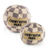 Checker Chewy Vuiton Ball Dog Toy