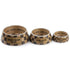 Chewy Vuiton Checker Dog Bowl Set Of Two