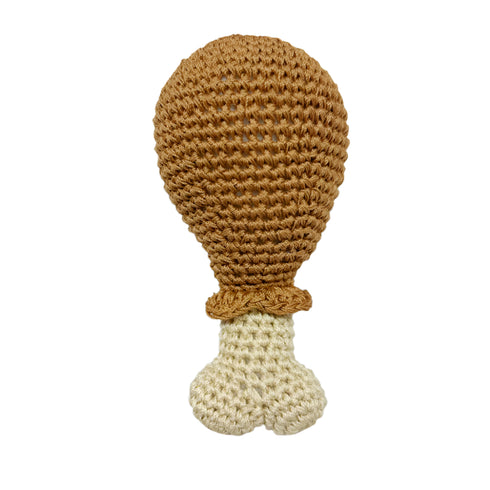 Chicken Leg Crochet Dog Toy